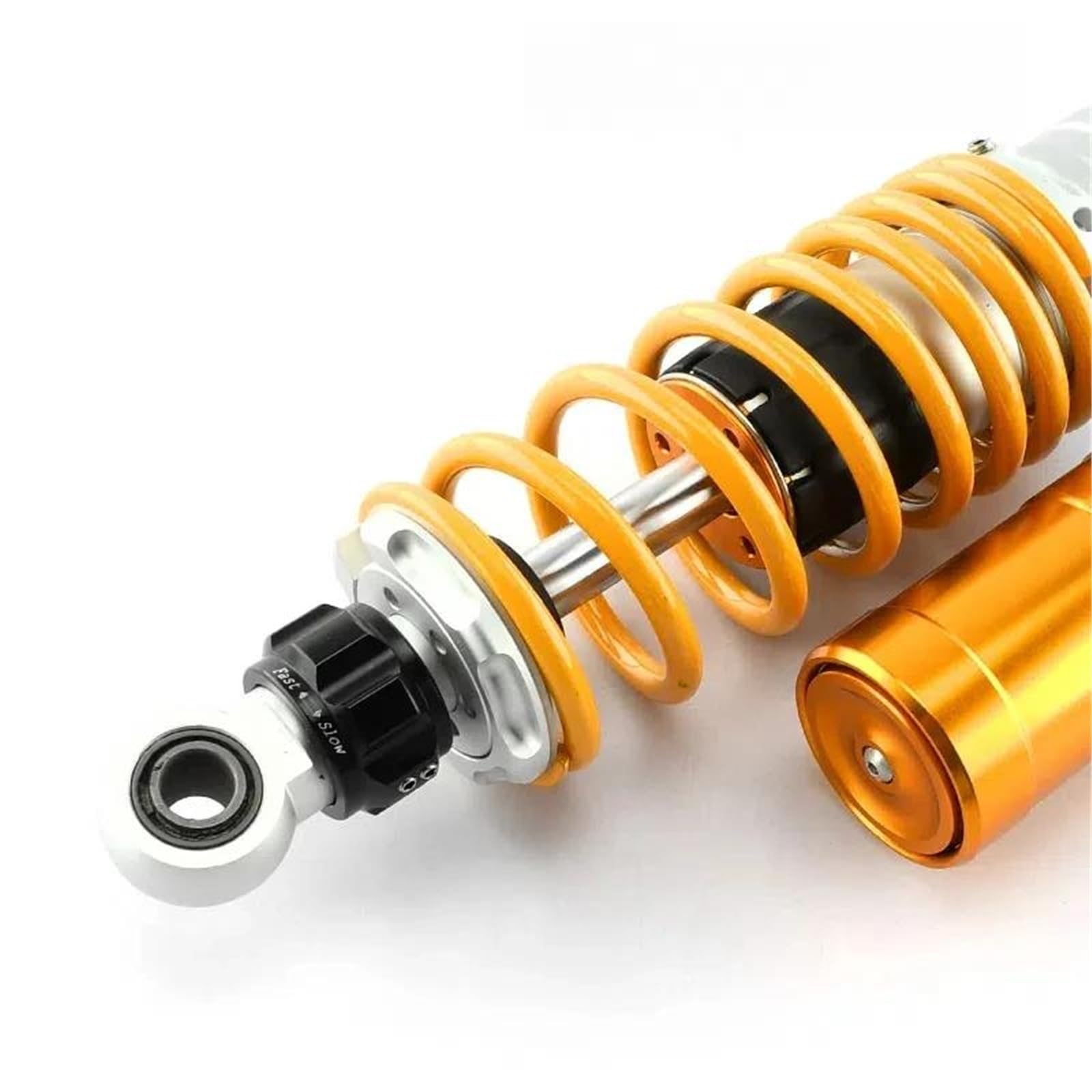Amortiguador Amortiguadores Amortiguador Trasero Universal Para Motocicleta Amortiguadores Oleoneumáticos Ajustables De 265 Mm(Gold)