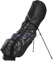 【再入荷】ジーフォア　軽量スタンド式キャディバッグ　ブラック　迷彩　カモフラ Amazon | G/FORE ジーフォア ゴルフ 軽量 スタンドキャディ