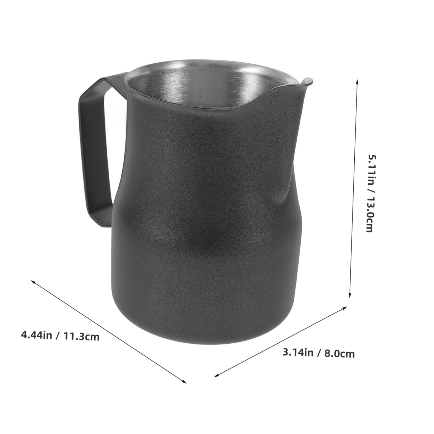 Taza De Café Latte Art Para Hacer Espresso Jarra De Acero Inoxidable Para Espumar Leche Práctica Para Café Casa o Cafetería