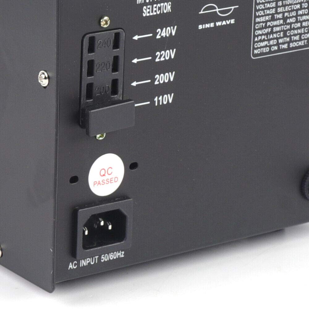 Trasformatore di tensione da 110 V a 220 V, con connettore USB standard da 5 V, convertitore di tensione