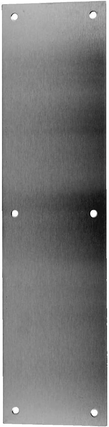 Stainless Steel Door Push Plate, 16" x 6"