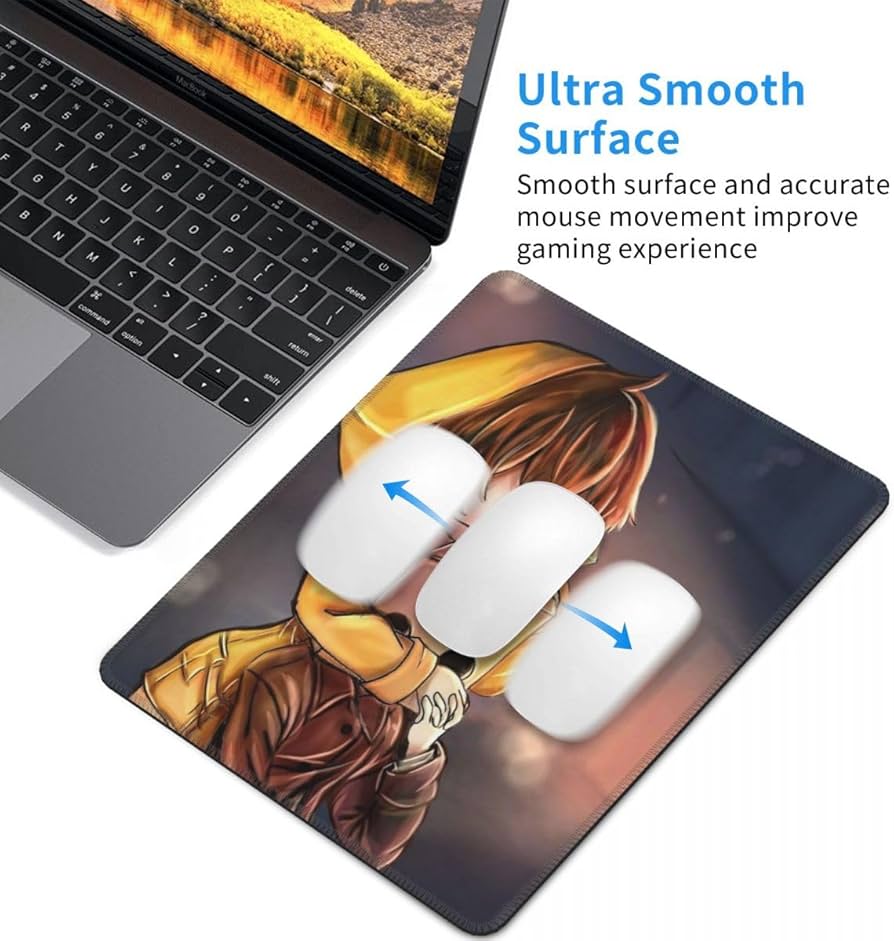 Amazon.co.jp: マウスパッド リトルナイトメア (3) ，ラバーバ マウス