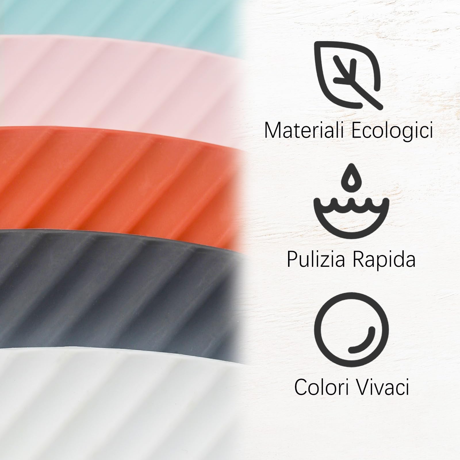 Set 4 Sottopentola In Cotone 18cm - Assorbenti, Resistenti Al Calore, Colori Rosa E Bianco - Foto 9