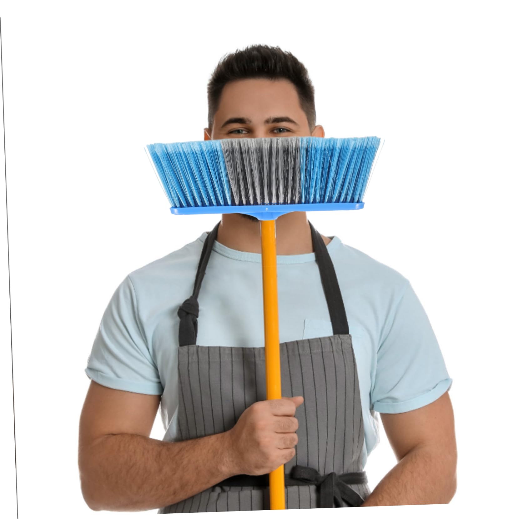 minkissy 4 Piezas de la Escoba de Limpieza Palo de Escoba Hundir jabón Accesorio de Limpieza para Escoba Cabezal de Escoba Cabeza de barredora de Piso Cabeza de barredora para Limpiar