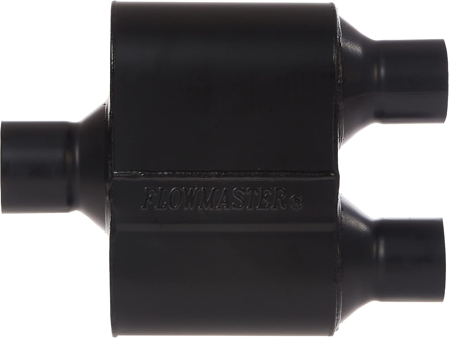 Flowmaster 8425152 Super 10 Muffler 409S - 2.50 Center IN / 2.25 Dual OUT - Aggressive Sound, Black