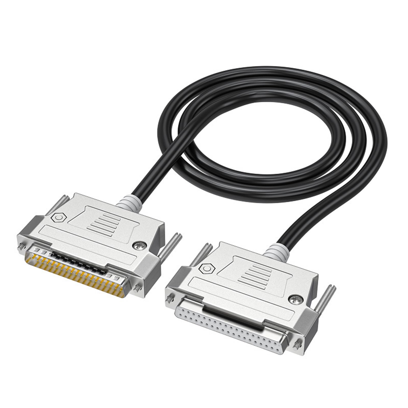 DB37 Cable 37pin Cores Shielded Extension Cable 26AWG Wire with Gold Plate Pin for Superior Connection 1m/1.5m/2m/5m