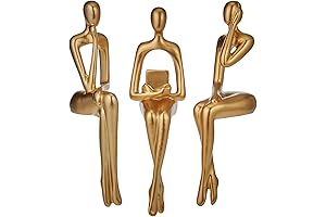 XINXUAN Gold Statues for Home Décor