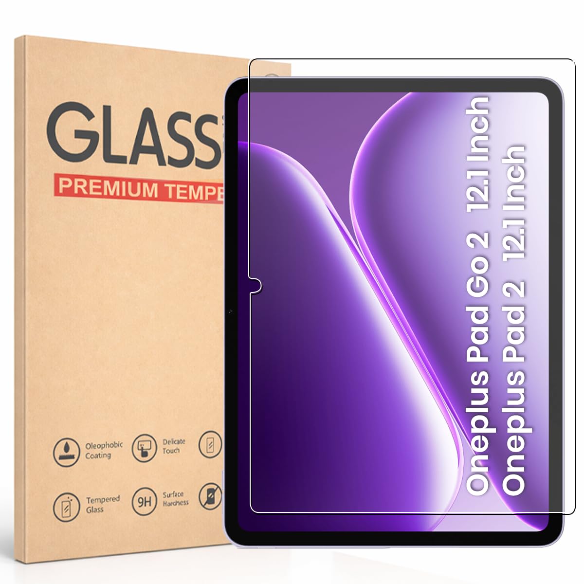 Czartech Tempered Glass Guard for OnePlus Pad Go 2 12.1" / OnePlus Pad 2 Screen Protector Guard (Anti-Scratch and Smudge Proof) - 1 Pack-image-19