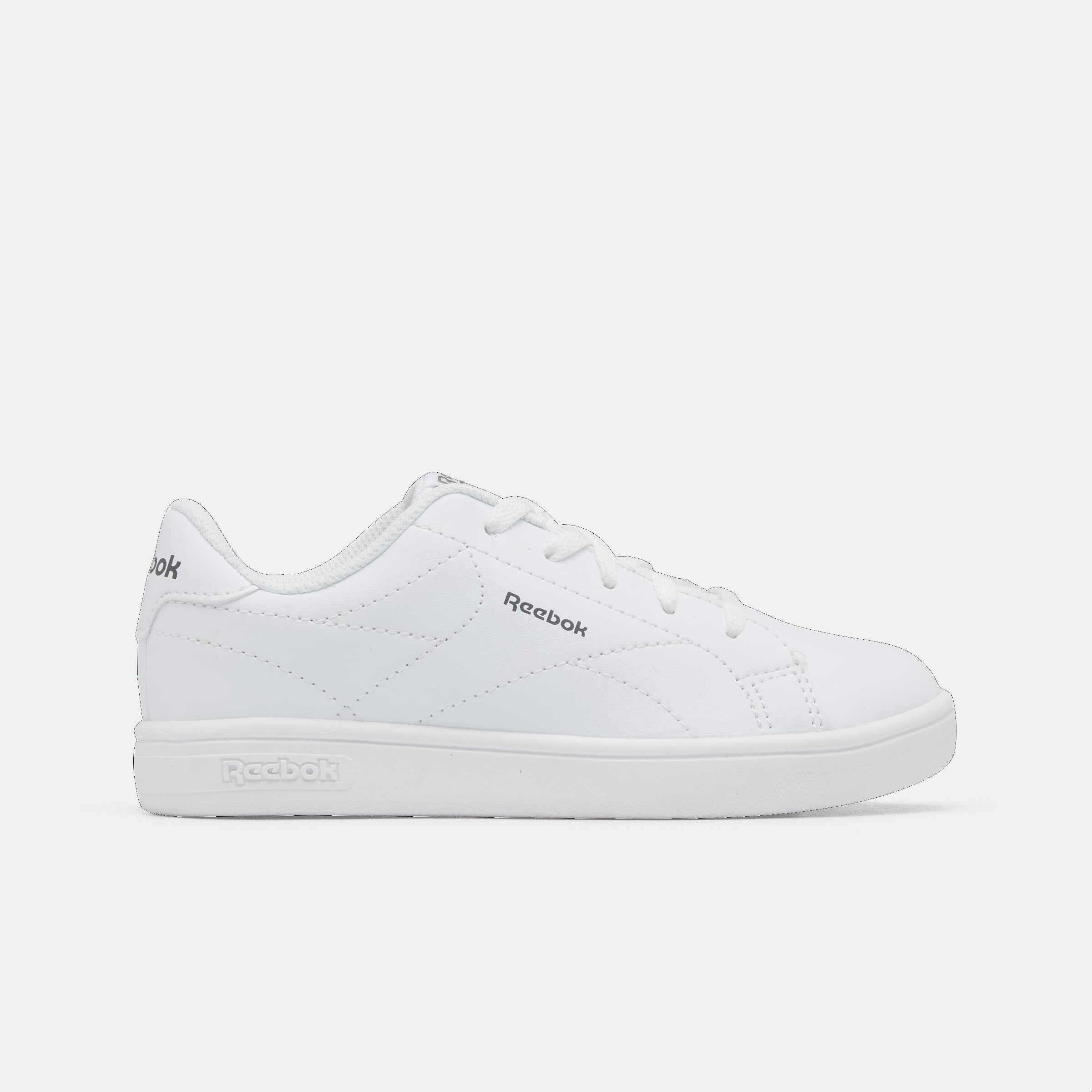 Reebok Court Clean Trainers, White/White/GREY4, 30.5 EU / 11.5 UK, White Grey4, 12 UK Child