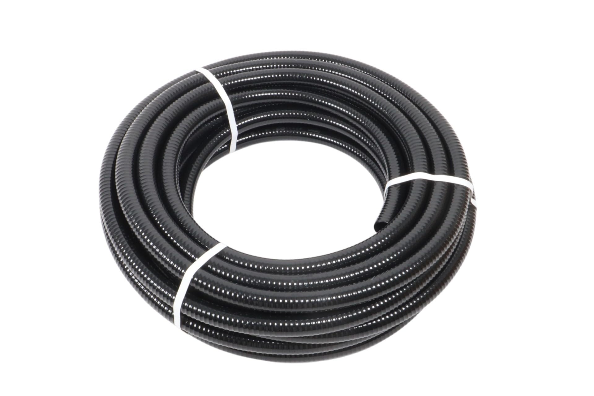 Wacredo 25m Rolle Premium Teichschlauch in verschiedene Größen, schwarz, Spiralschlauch Teichschlauch Pumpenschlauch Solarschlauch Filterschlauch Gartenschlauch (1 1/4" Zoll (32mm))