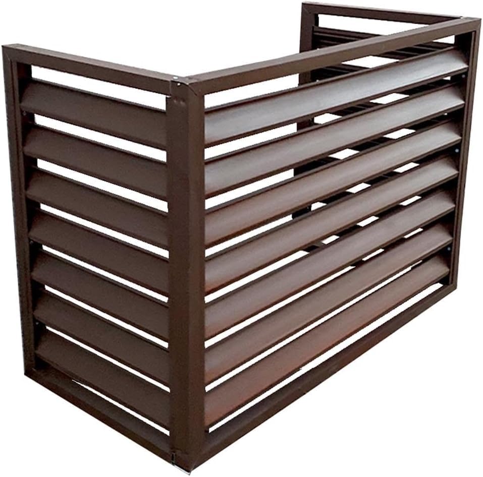 Clôture pour climatiseur en aluminium pour sublimer votre terrasse de jardin