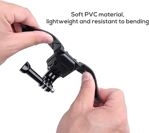 Miniatura 3 de Kit de montaje de barbilla para casco de motocicleta para GoPro Hero 1098765, DJI Osmo Action, Insta360 ONE R cámaras de acción