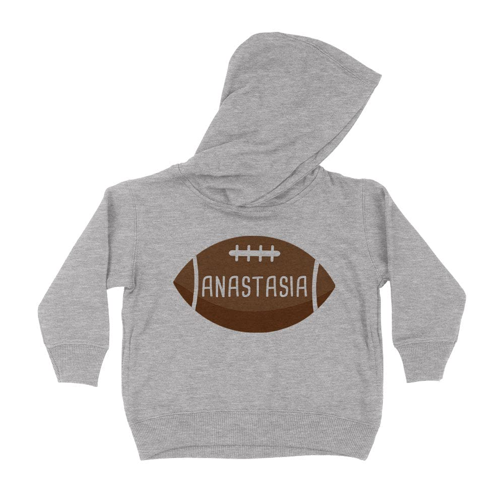 Football Anastasia Kids Hoodie Sweatshirt Toddler 4T Heather Grey