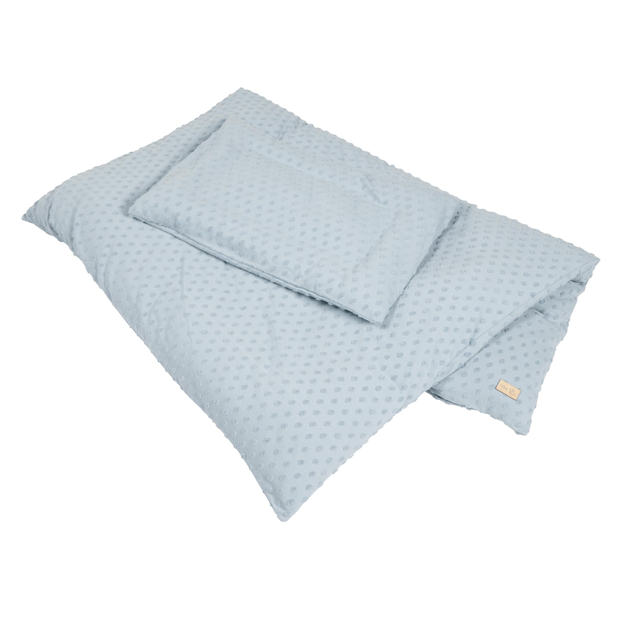 roba Lil Planet Organic Baby Bed Linen Set, 2 Pieces, Duvet Cover 100 x 135 cm + Pillow Case 40 x 60 cm - Image 2
