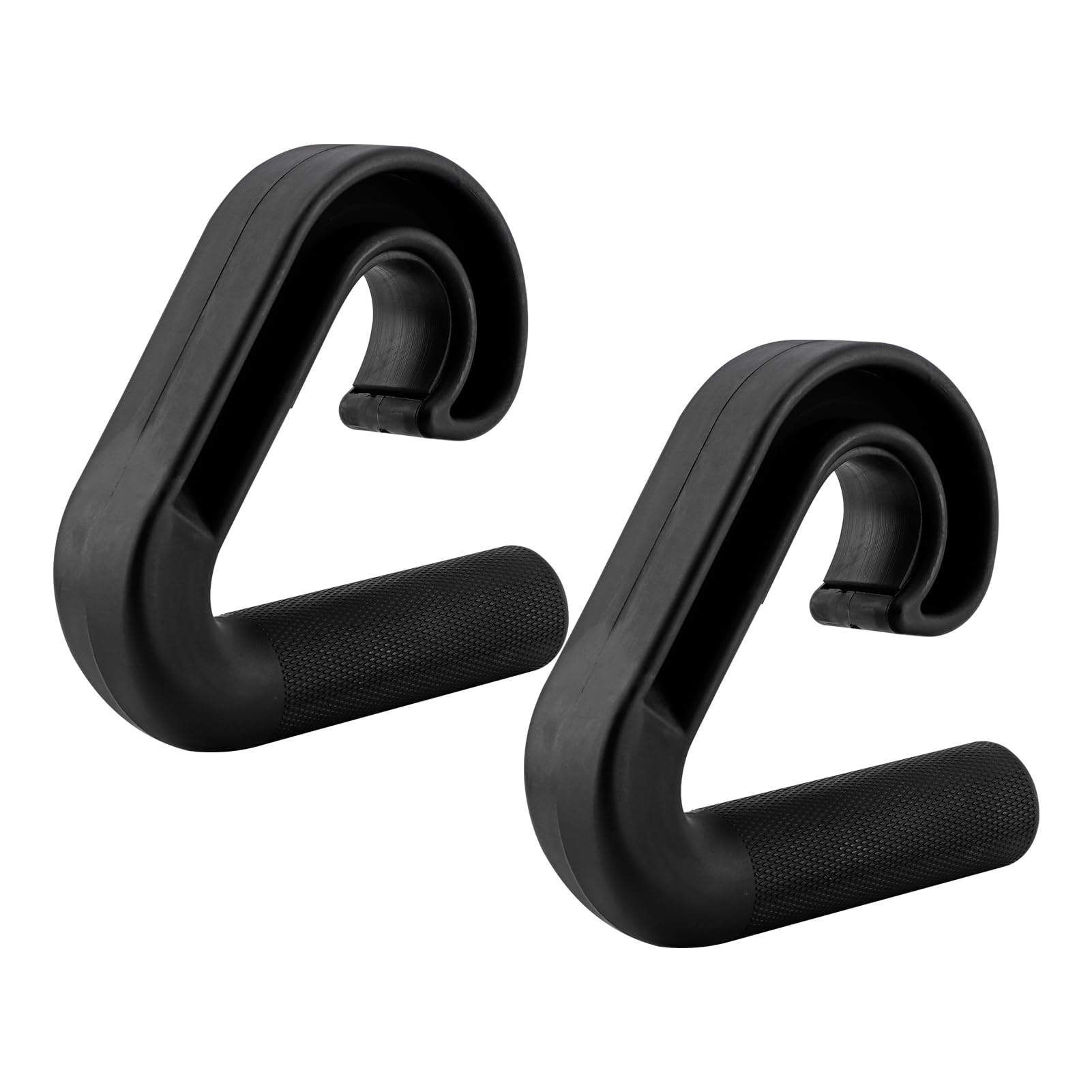 Neutral Grip Handle Attachment for Pull-up Bars 1 Pair Portable Hooks for Barbell Row Deadlift Resistant Bands for