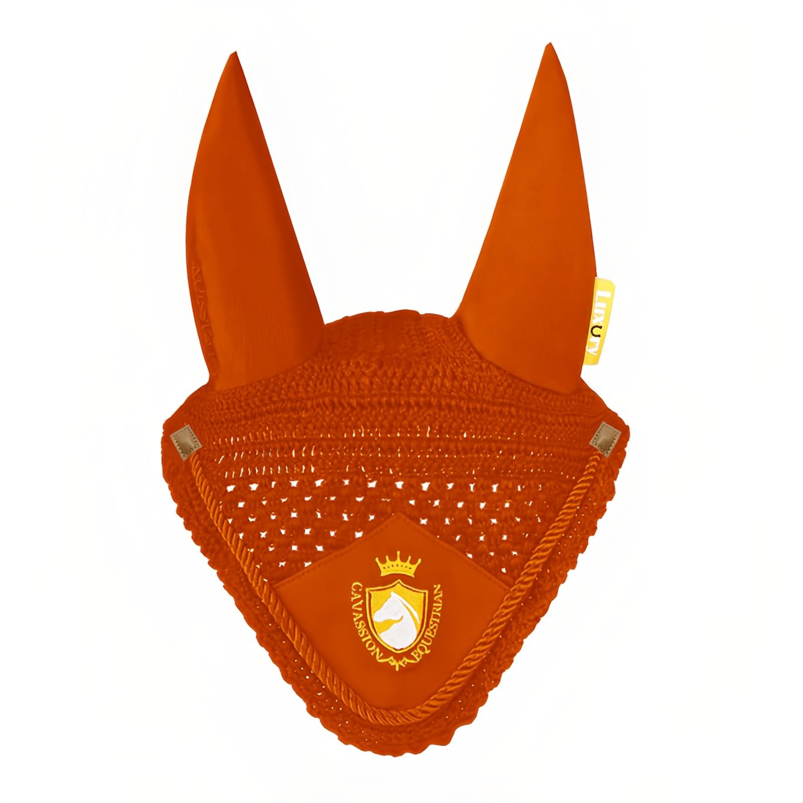 Filet d'oreille pour cheval d'équitation, bonnet et masque anti-mouches