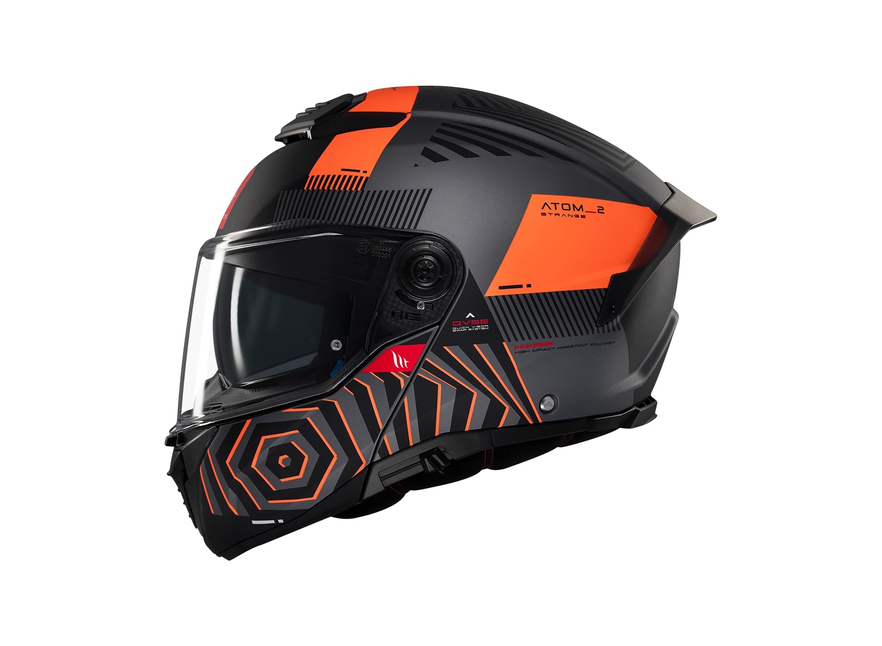 casco modular mt helmets Atom 2 SV Emalla  MGP Performance 700 gr +/ MT HELMETS KRE+ S SOLID