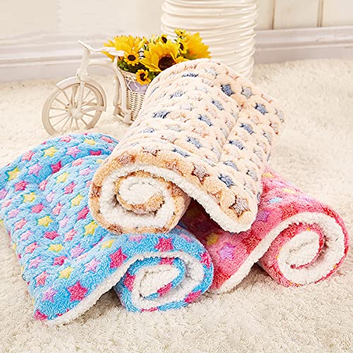Xzjmy 3Pcs Small Animal Bed Mat, Warm Bed Mat,Soft Plush Pad Mat,Small Animal Winter Sleep Bedding Mat For Small Medium Dog Cats #TOP5