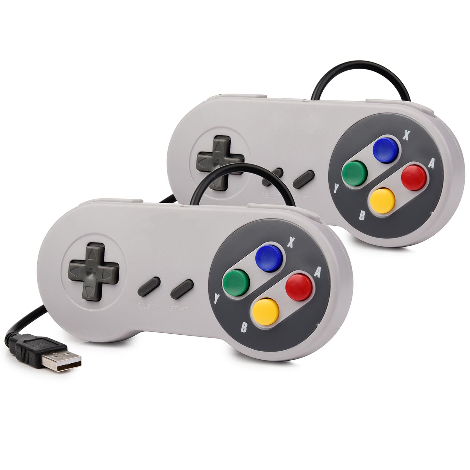 2 Pack Retro SNES USB Super NES Controller