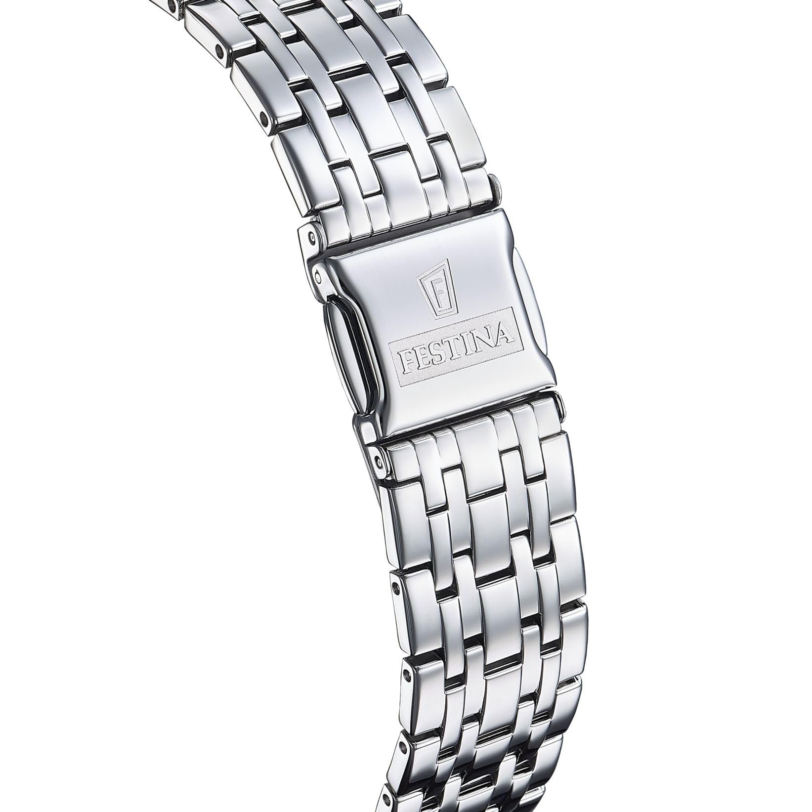 Festina Swiss Made Orologio Uomo in Acciaio Inox. 316l Argentato