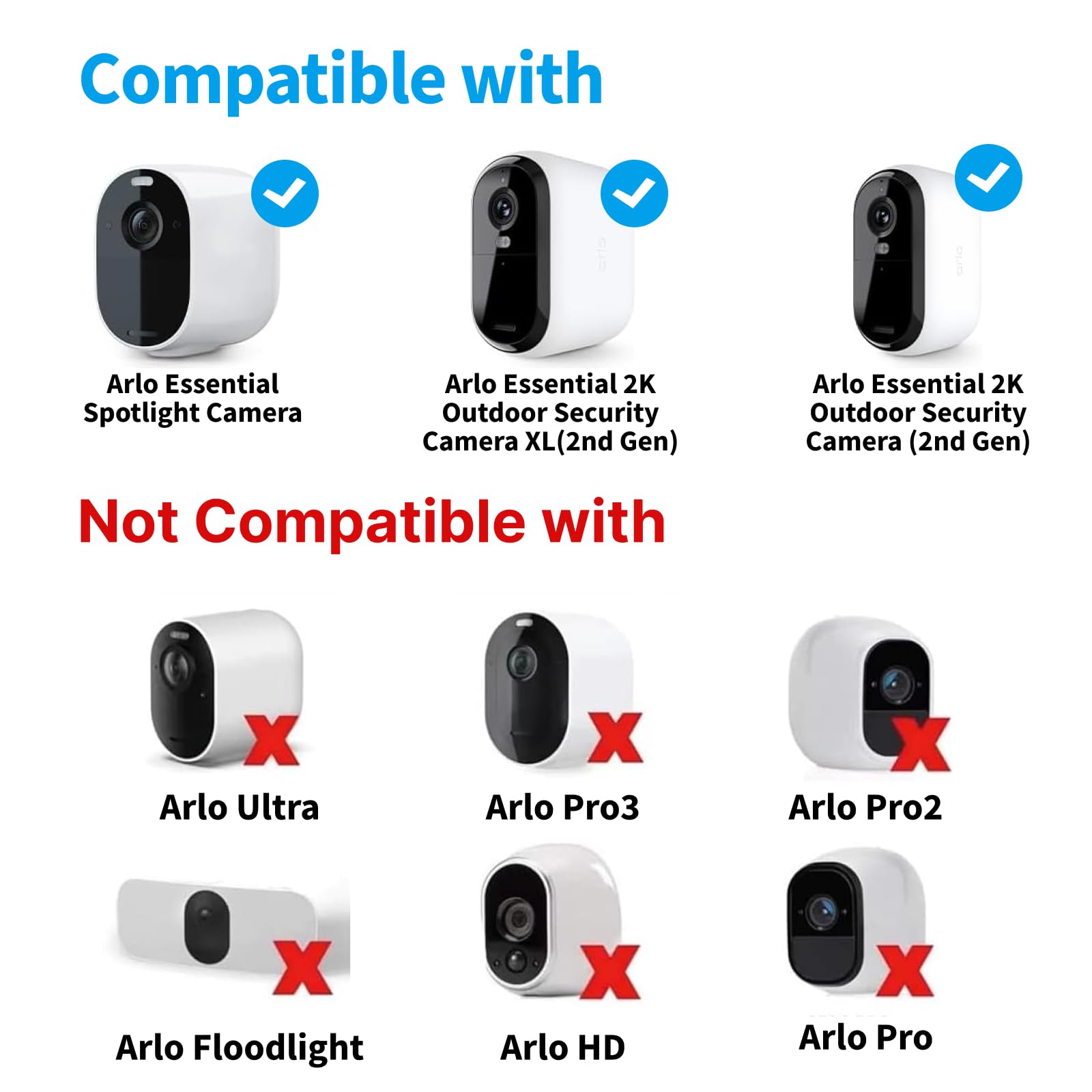 6W Solar Panel Charger Compatible With Arlo Essential 2K Outdoor(2nd Gen)/Essential - View #7