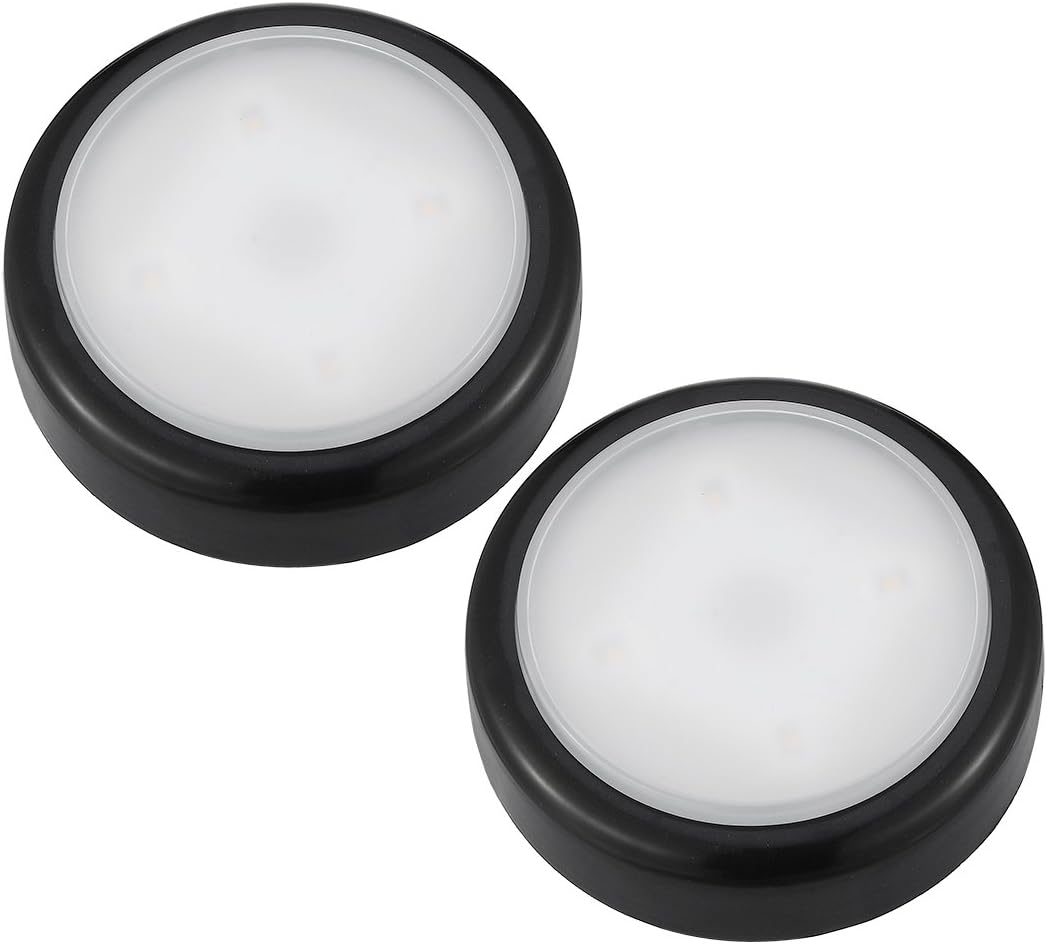 uxcell Tap Lights Battery Powered Touch Sensor LED Lamp Push Night Light Wireless