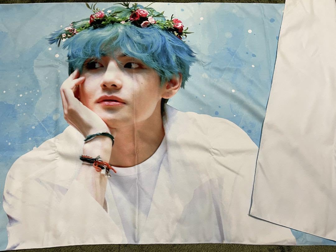 Amazon.co.jp: BTS テテ マスター ブランケット ビックスローガン