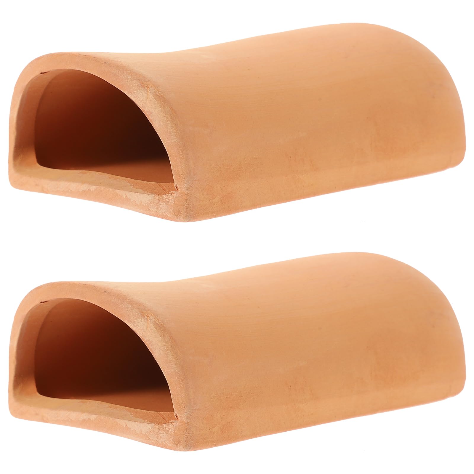 Amosfun Lot de 2 incubateurs de poissons - Décoration d'aquarium - Décoration à la main - Grotte d'élevage de crevettes - Abri de poisson - Résistant à l'usure - Céramique - Ardoise