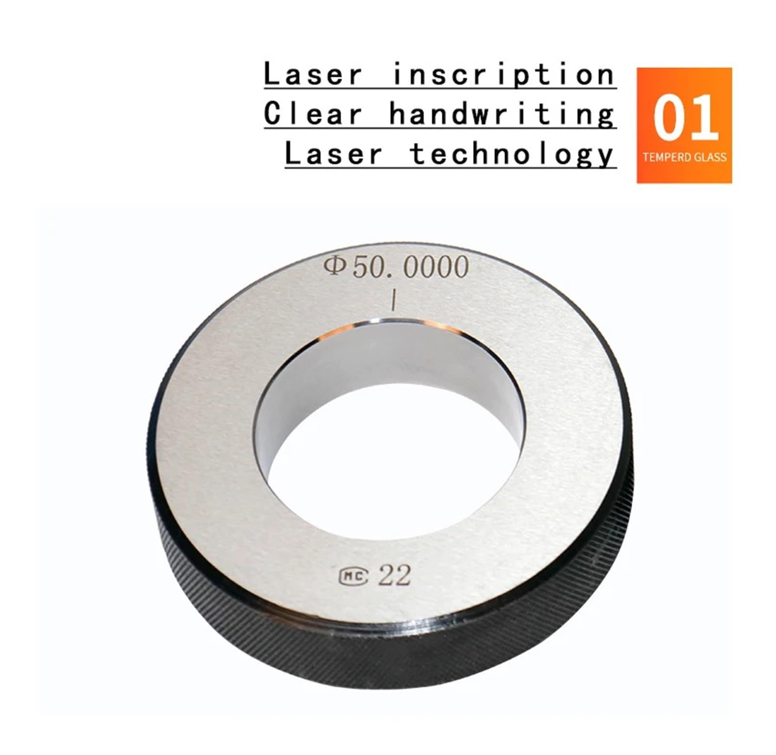 Einstellring, 45-58mm Ring Gauge Glatte Loch Kalibrierung Messung Werkzeug Innen Durchmesser gage(PLAIN ring gage,54 Mm)