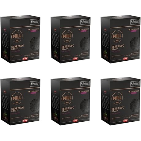Mill Coffee Dark Roast Espresso: Verismo Compatible Coffee Pods