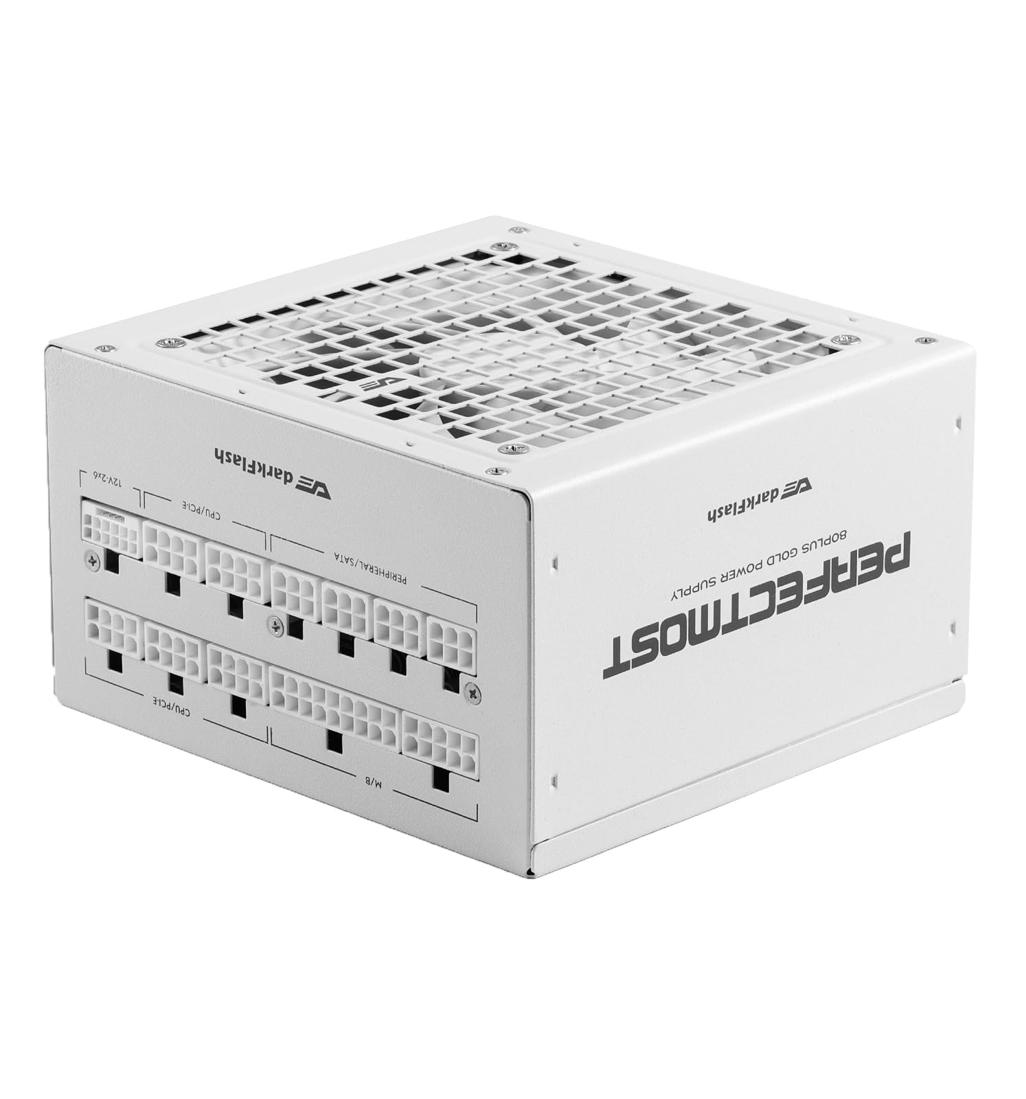 darkFlash PMT1050 W pełni modułowy zasilacz ATX 3.1 i PCIe 5.1 Ready, kabel 12VHPWR w zestawie, 100% japońskie kondensatory 105°C, 80 Plus Gold Gaming PSU, kompaktowy rozmiar 150 mm, 5 lat
