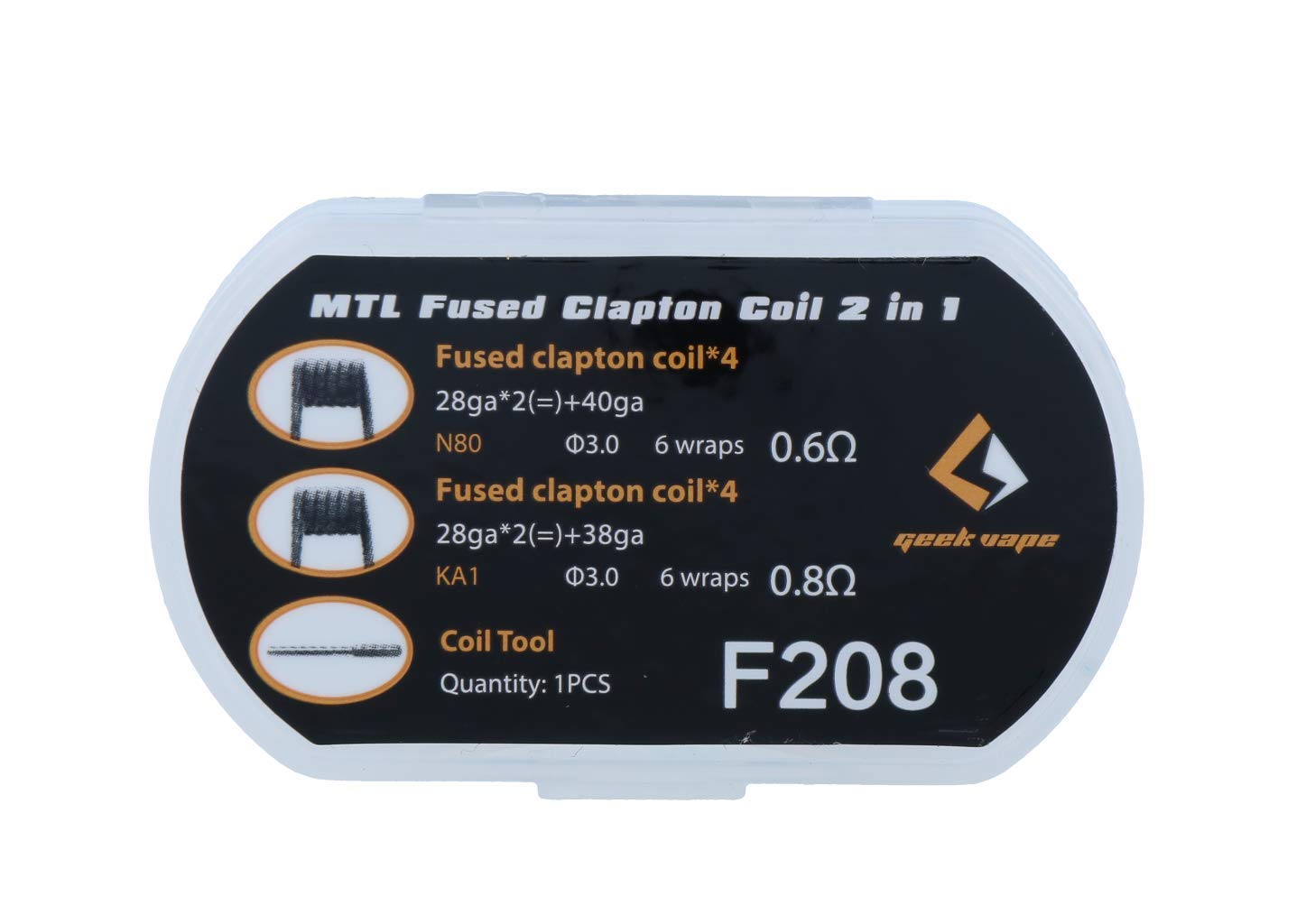 GeekVape MTL Fused Clapton Coil 2 in 1 Set : Amazon.de: Electronics & Photo