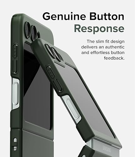 Miniatura 8 de Ringke Funda delgada ajuste minimalista compatible con Samsung Galaxy Z Flip 5 para mujeres y hombres, diseño simple y moderno, funda protectora 5G