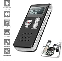 Vista 2 de 3 paquetes Paranormal Ghost Hunting Equipment Digital EVP Grabadora Activada por Voz USB