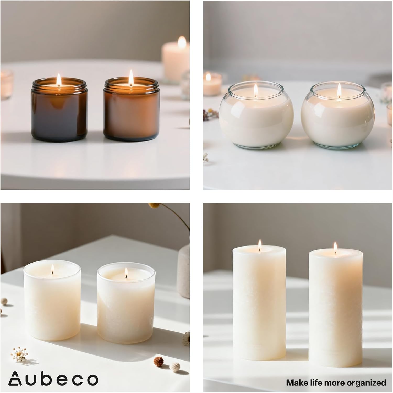 160Pcs 6 Inch Pre-Waxed Candle Wick, with Tabs, Low Smoke