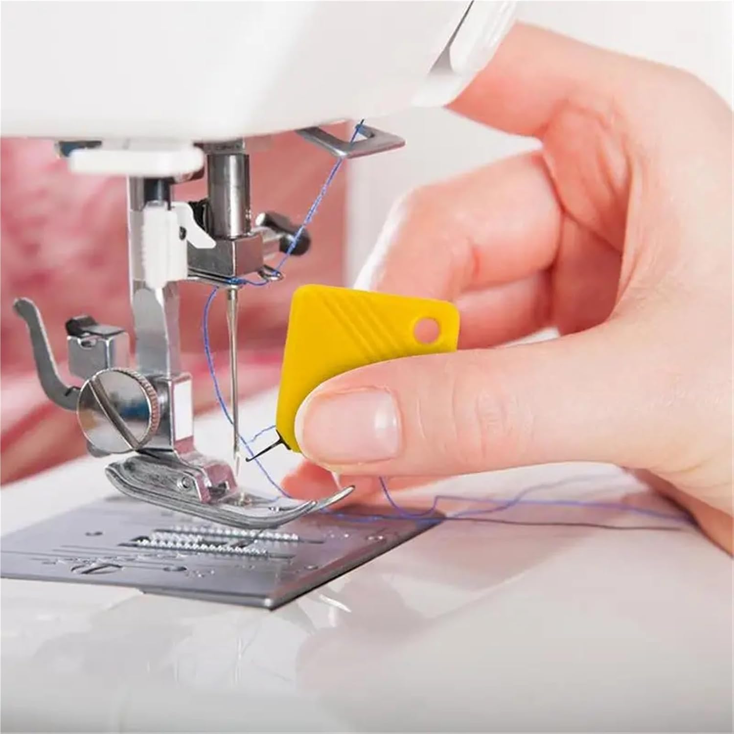 Needle Threaders 100Pcs Easy Automatic Needle Threader for Sewing Machine Threaders for Hand Home Tool