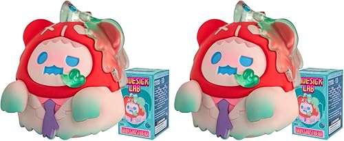 Miniatura 10 de BEEMAI Ghost Bear Lovesick Lab Series 3 piezas (sin repetición) diseño aleatorio lindas figuras de escritorio, juguetes coleccionables, regalos de