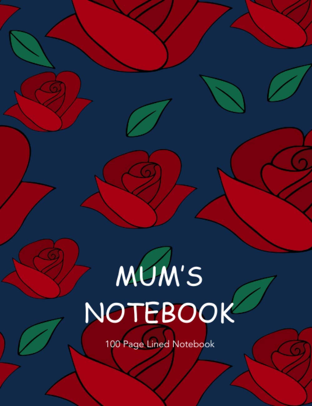 MUM'S NOTEBOOK: MUMS PERSONALISED 100 PAGE LINED NOTEBOOK