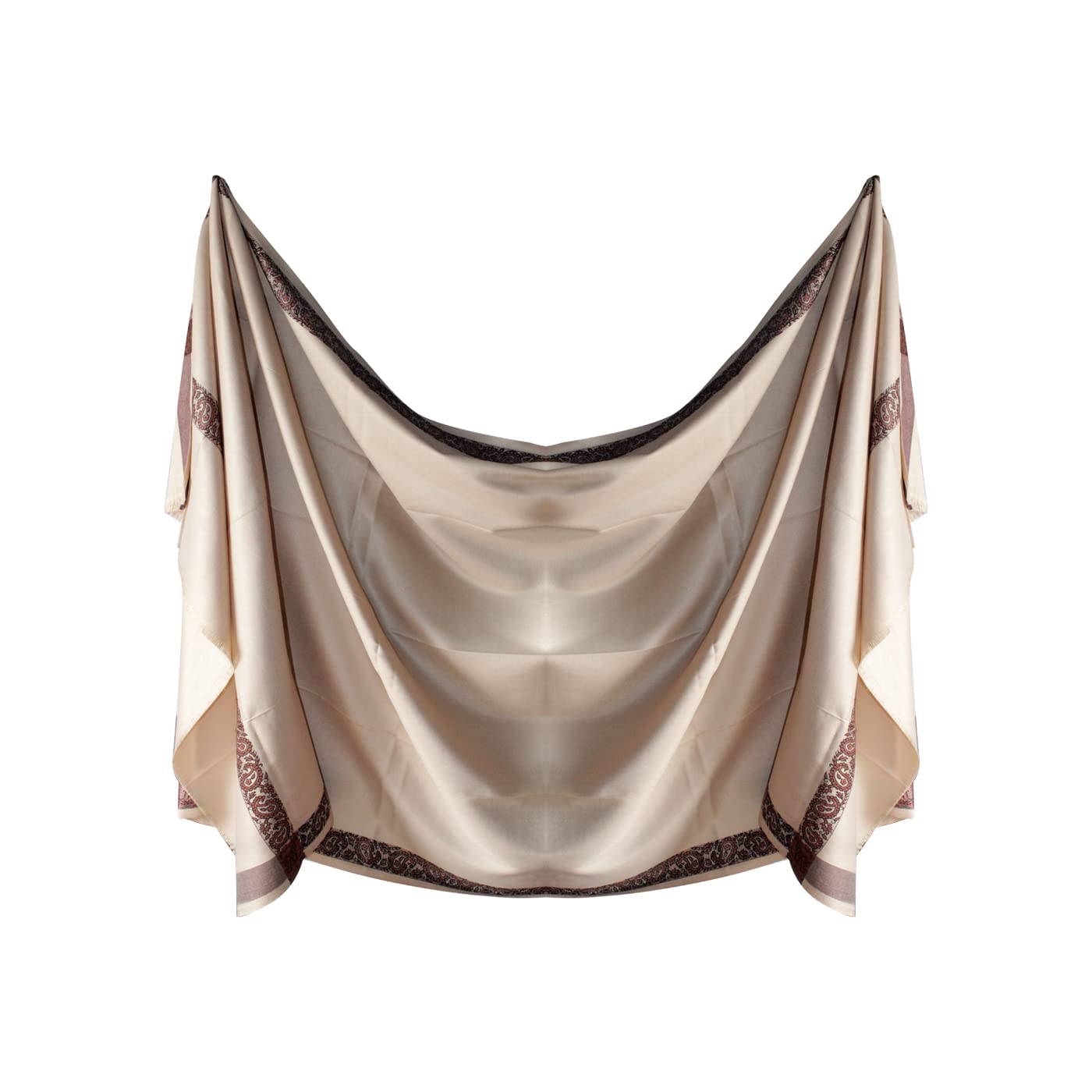 Warm Lohi Shawl for Men and Boys for Winter Season (78 * 41Inches) Beige-image-42