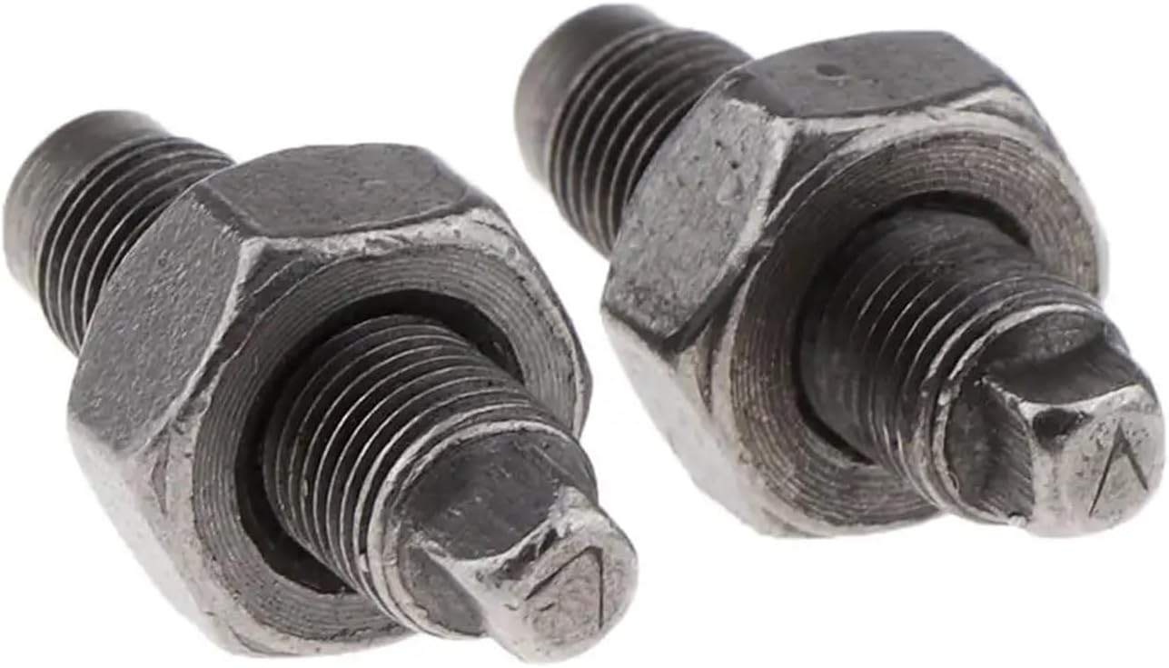 2 Pack Motorcycle Engine Valve Adjustment Screws and Nuts 50-125cc Screws