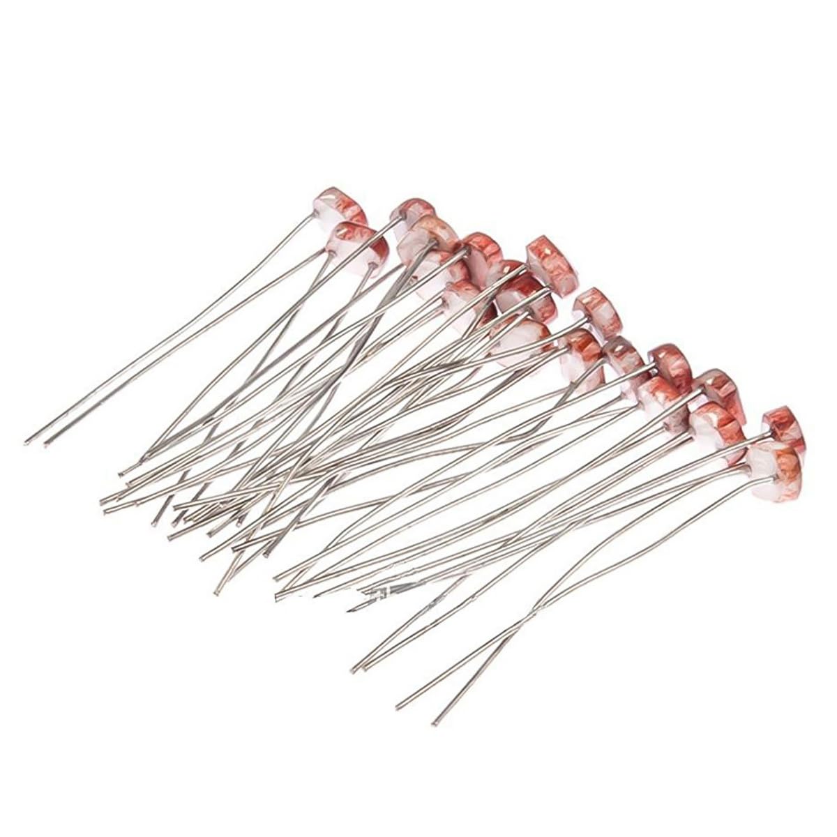 100 Pezzi 5528 Resistore dipendente dalla Luce 5 mm Fotoresistore sensibile alla Luce Compatibile con Raspberry