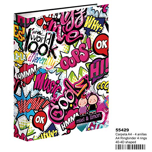 Montichelvo 55429 Kiss Me - Archivador de anillas A4 40-4D M&L