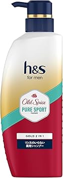 Amazon | h&s for men ゴールド 2in1 オールドスパイス ピュアスポーツ