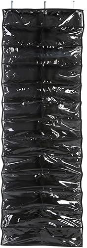 Organizador de zapatos plegable con 26 bolsillos para colgar en la puerta, armario, bolsa de almacenamiento, zapatos, zapatillas y accesorios para