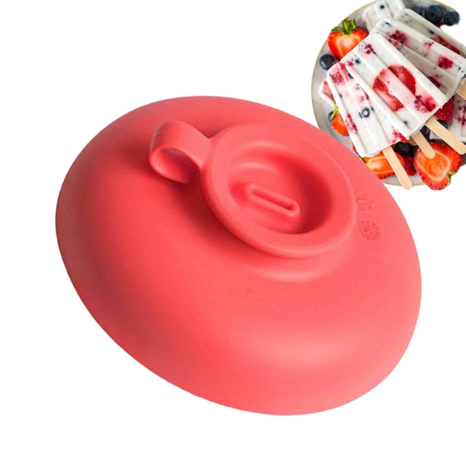 4 Porta Gelato Antigoccia In Silicone Alimentare - Supporto Per Ghiaccioli E Bastoncini - Riutilizzabile, Senza Sbavature Per Bambini