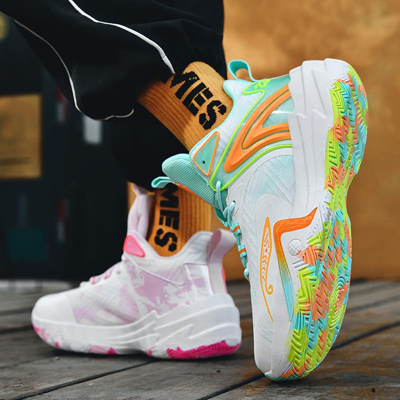 Women Men Basketball Shoes Walking Running Shoes Breathable Comfortable Sneakers for Adult2