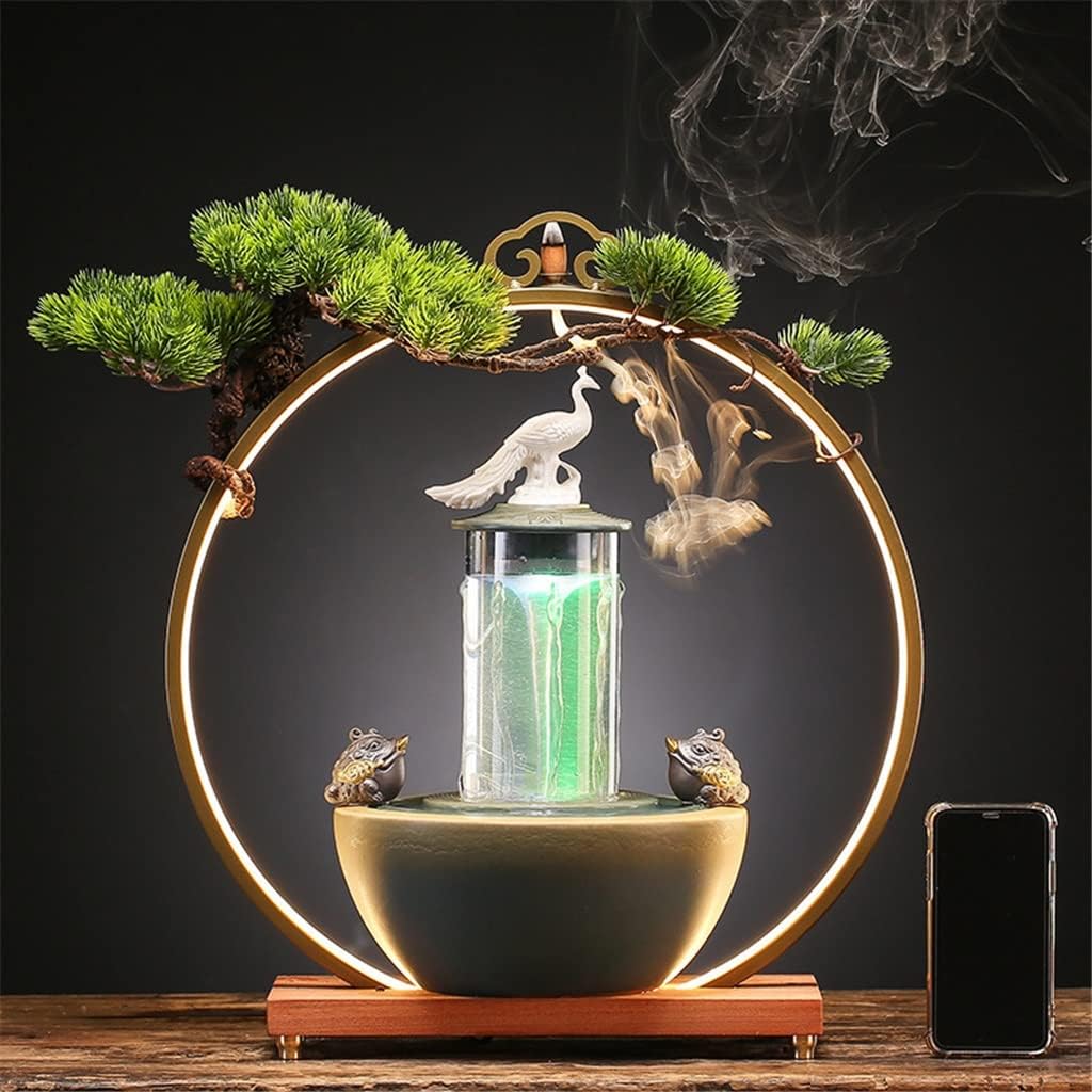 Flowing Water Ornaments Fountain Circulation Home Office Living Room Desktop Fountain Ornaments Home Decoration