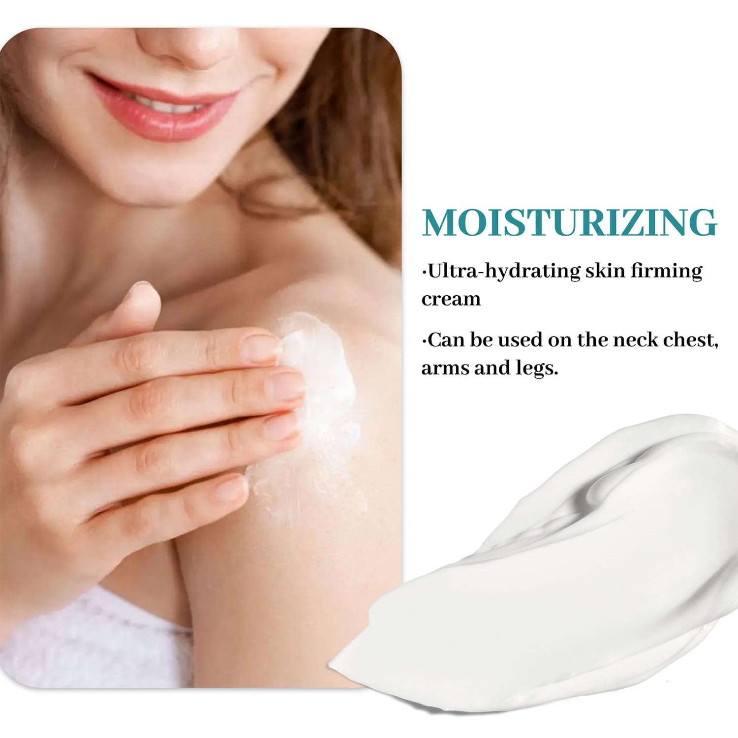 Ultra-Hydrating Moisturising Cream for Neck Chest Arms & Legs - Image 2