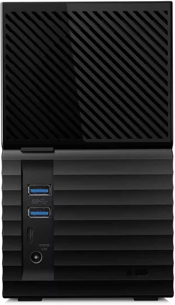 WD My Book Duo WDBFBE0160JBK-00TT 16TB (2x8TB) External Disk Data Storage Unit