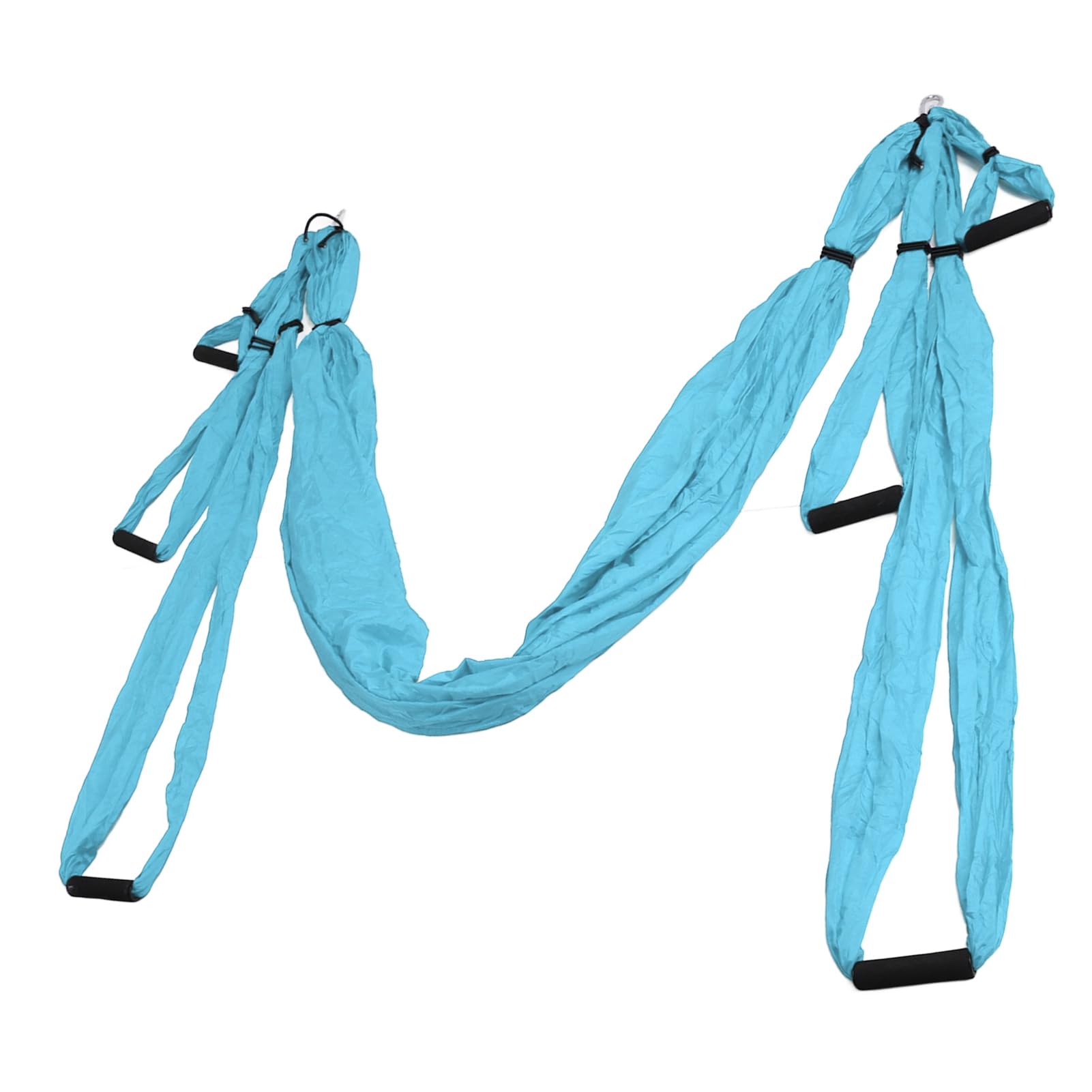 Akozon Juego de Columpio Aéreo para Yoga, Hamaca Ajustable de Poliéster y Algodón para Mayor Flexibilidad y Entrenamiento de Fuerza Central